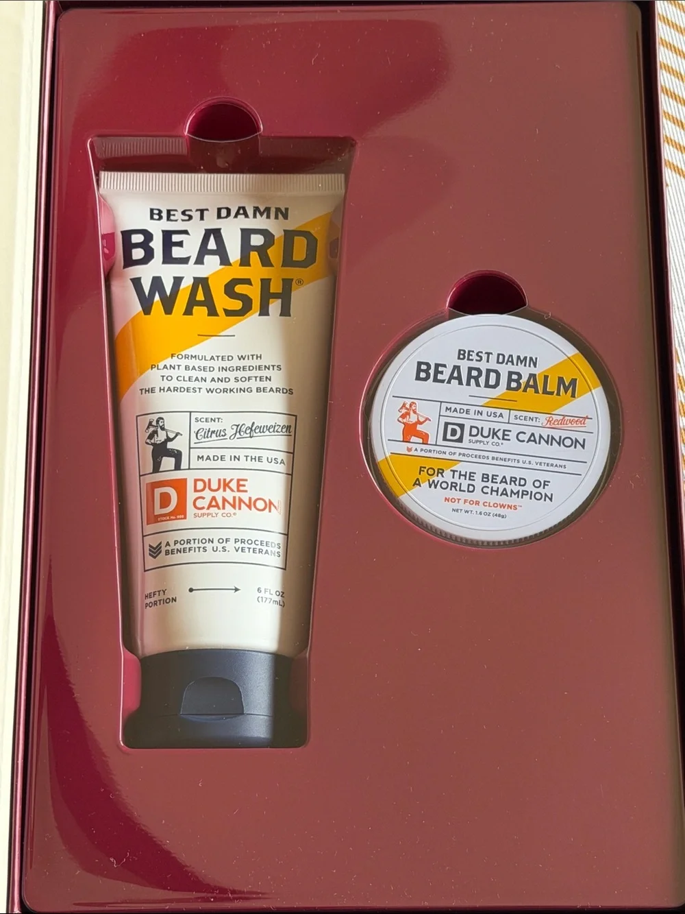 NWT Duke Cannon Whisker Wonderland Beard Care Gift Set and Soap